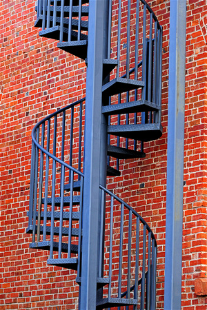 Museum Staircase, Guthrie OK