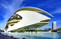 City of Arts and Sciences "Palau De Les Arts," Valencia Spain