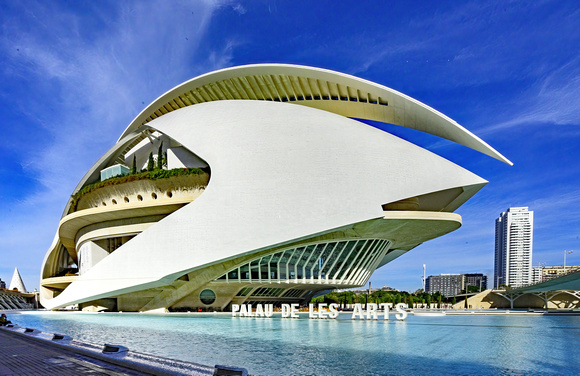 City of Arts and Sciences "Palau De Les Arts," Valencia Spain